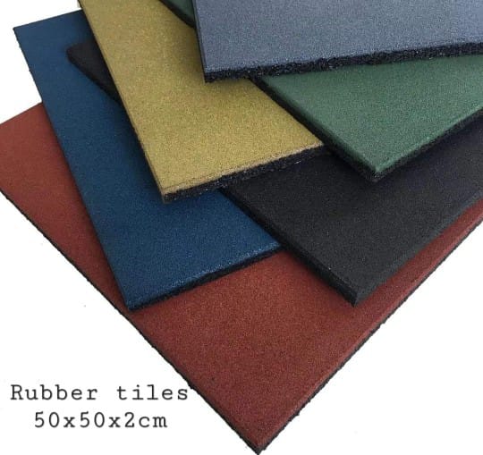 الأرضيات المطاطية والأكريليك للملاعب